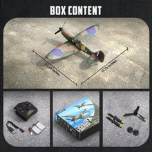 Load image into Gallery viewer, RC Plane Spitfire Fighter 4CH RTF - Easy Aerobatics with Gyro Stabilizer