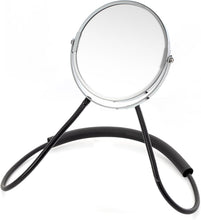 Load image into Gallery viewer, Durable Alloy Steel 6" Double Sided Makeup Mirror with Ergonomic Neck Design