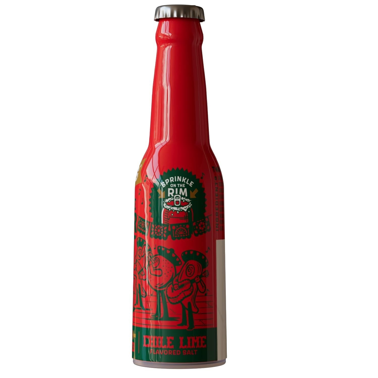 Authentic Mexican Chili Lime Beer Salt - 24 Mini Bottles for Ultimate Flavor