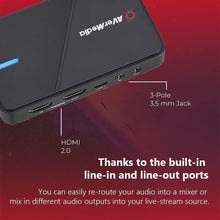 Load image into Gallery viewer, Ultra-Low Latency HDMI Video Capture Card for PS5, Xbox Series X/S &amp; Switch