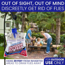 Load image into Gallery viewer, Easy Setup Fly Trap Bags - 12 Non-Toxic Hanging Lures for Outdoor Pest Control