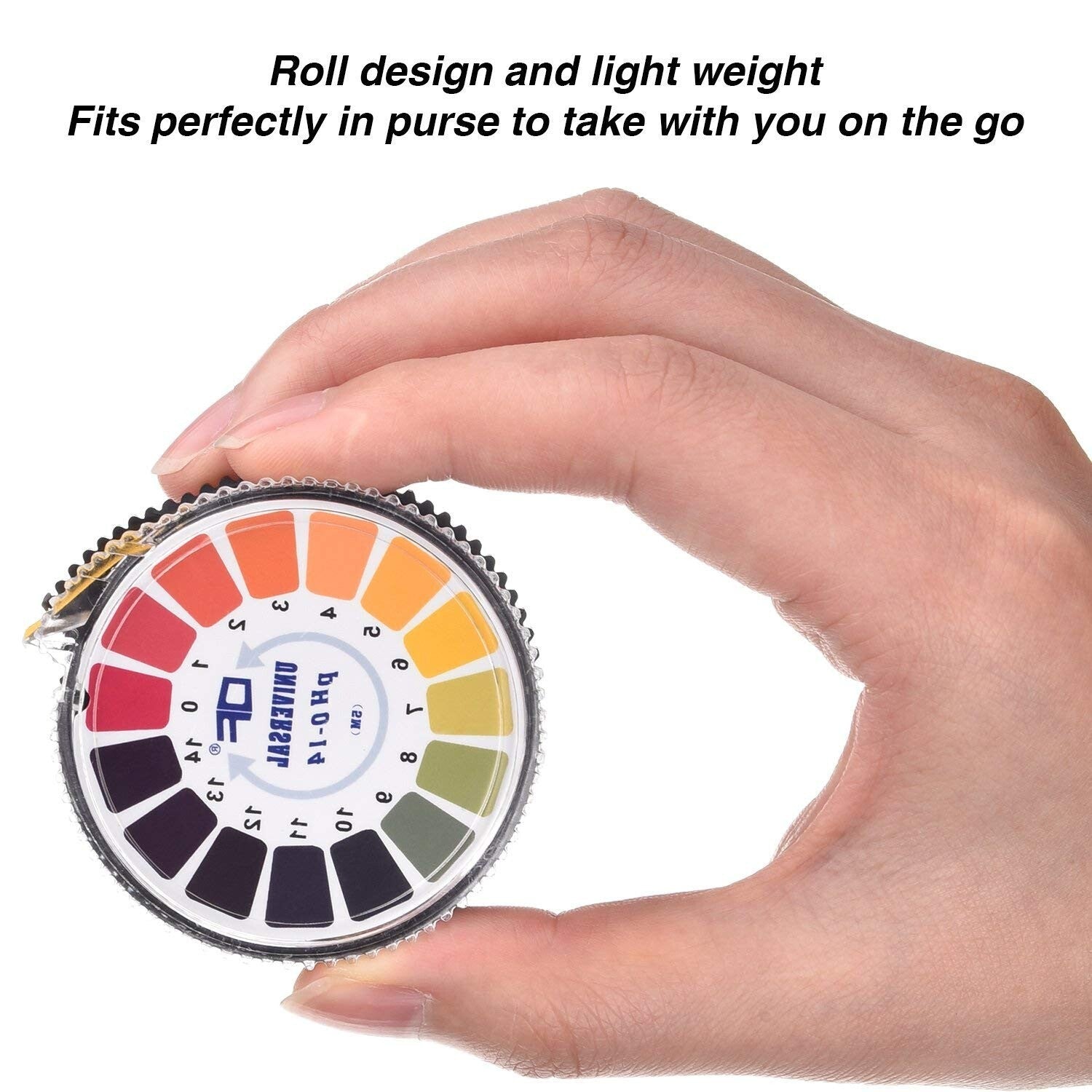 Instant pH Tester Strips - 24 Litmus Paper Rolls, Full Range 0-14, 16.4 ft Each