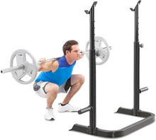 Load image into Gallery viewer, Olympic Weight Bench with Adjustable Back Pad &amp; Storage for Strength Training