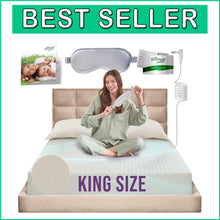 Load image into Gallery viewer, Premium King Fitted Sheet - 12% Silver Fiber and Organic Cotton for Better Sleep