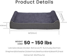 Load image into Gallery viewer, Comfort-Enhancing Orthopedic Dog Bed with Removable Cover - Ideal for Big Dogs