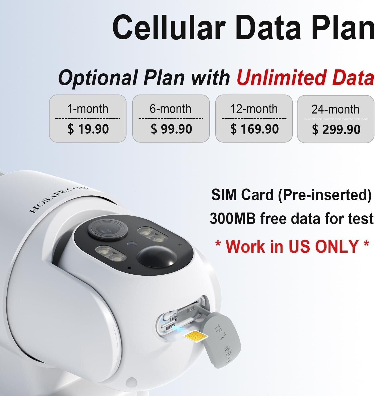 4G LTE Solar Security Camera with 2K HD Night Vision - Wireless & Weatherproof