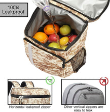 Load image into Gallery viewer, Large Capacity 45 Cans Insulated Backpack Cooler – Perfect for Hiking &amp; Picnics