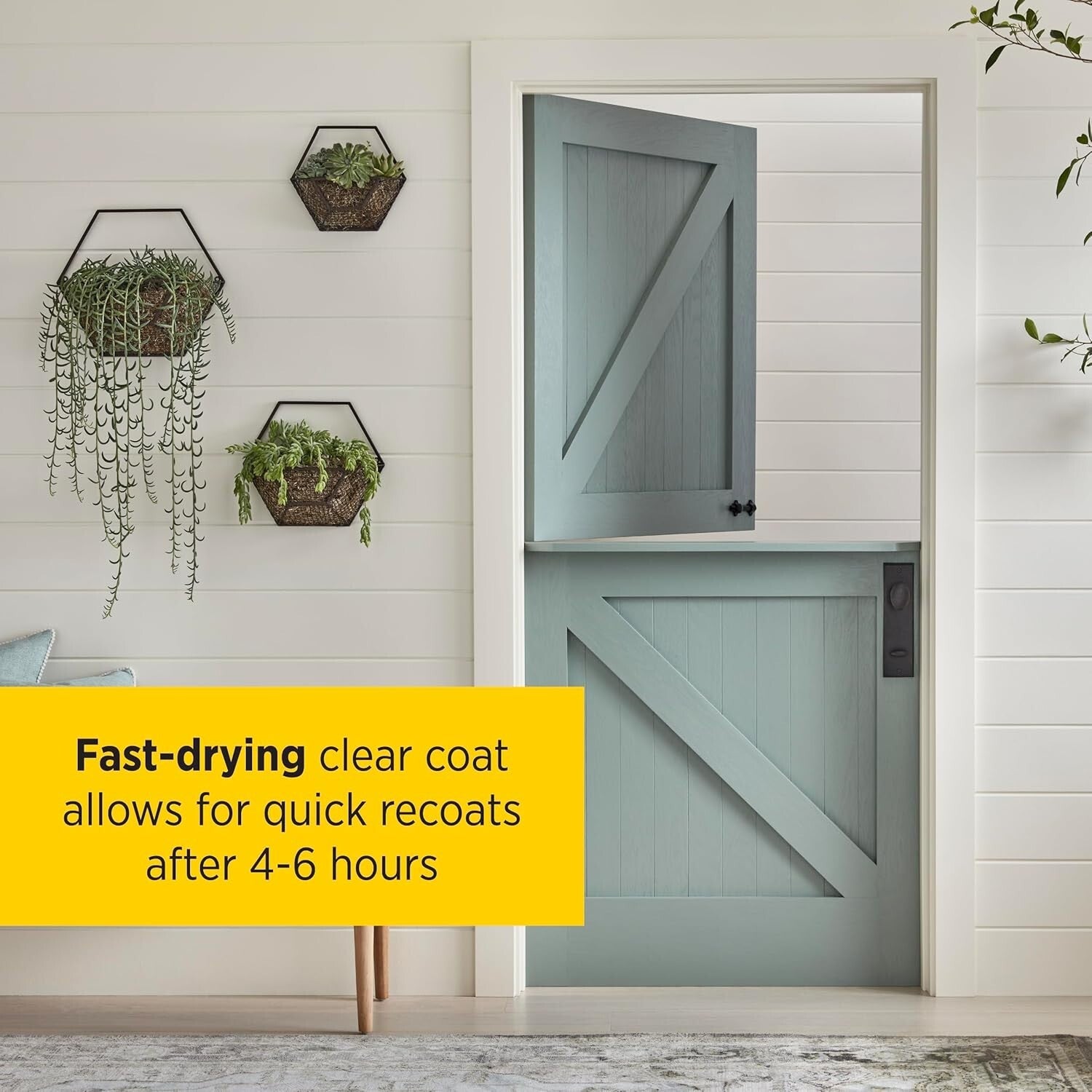 Super Fast-Drying Polyurethane Finish - 350 VOC Semi-Gloss, Gallon (128 Oz)