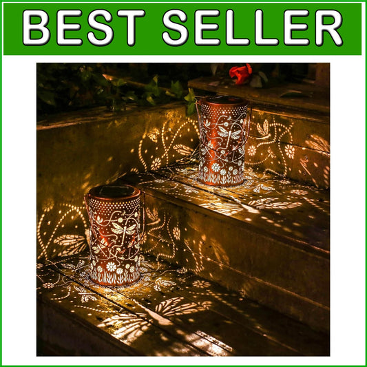 Dragonfly Solar Hanging Lantern – Waterproof LED Beauty for Garden Decor