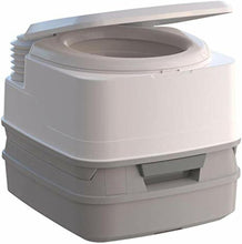 Load image into Gallery viewer, Elegant White 135 Floor-Mounted Portable Toilet – Ideal for RVs, Boats, and Vans