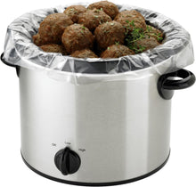 Load image into Gallery viewer, Perfect 100-Count Slow Cooker Liners for Cholent &amp; Stews - 3 to 6 Quarts