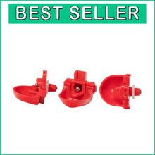 Load image into Gallery viewer, 50-Pc DIY Horizontal Poultry Waterer Kit with Dribble Dishes &amp; Installation Tool