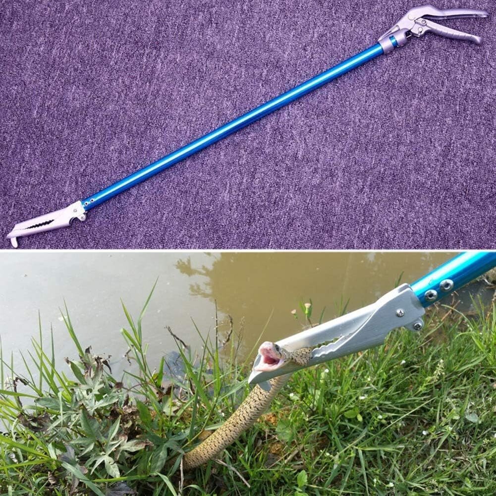 Professional Snake Catcher Tool - Lightweight 60” Tongs for Outdoor Enthusiasts
