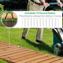 Load image into Gallery viewer, Space-Saving 2FT Weather-Resistant Cedar Walkway - Ideal for Outdoor Activities
