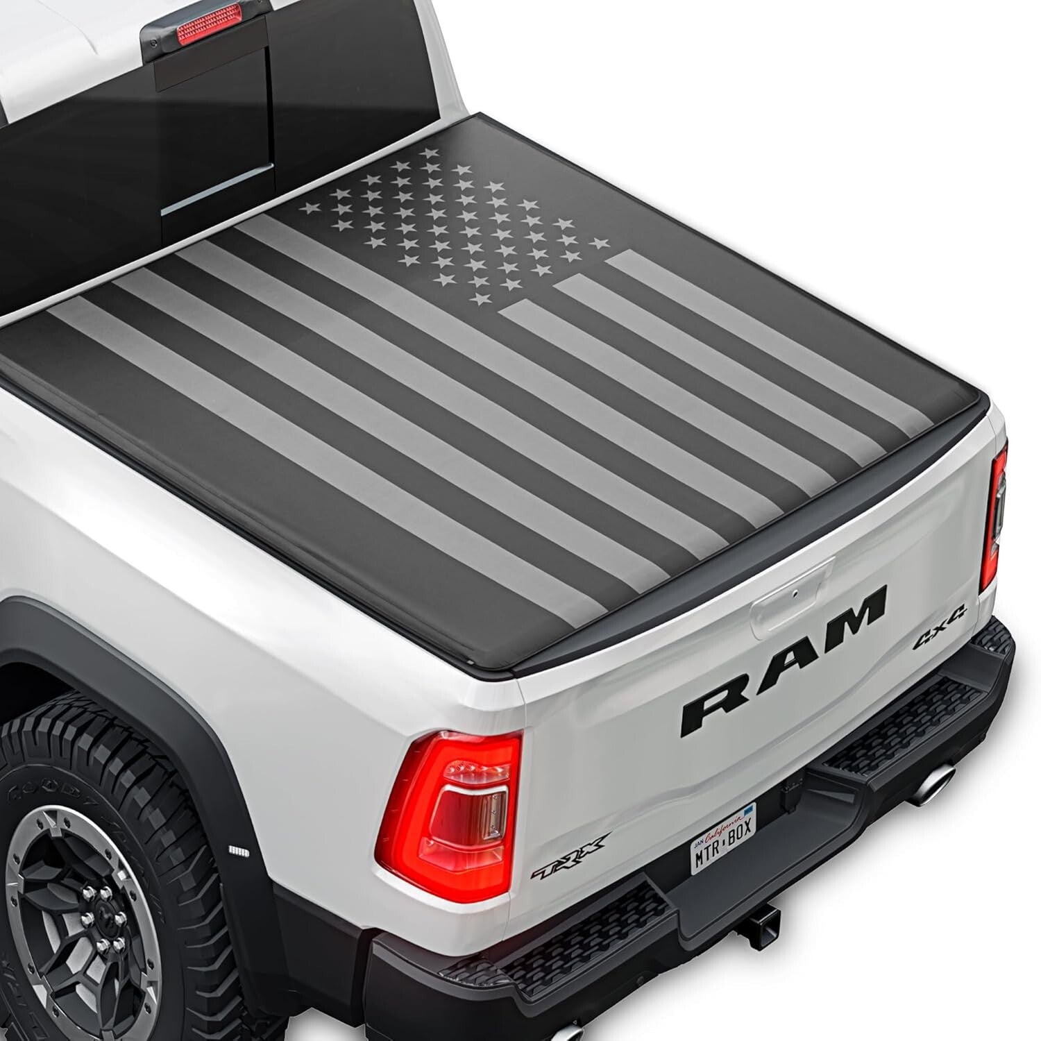 All-Weather Tri-Fold Bed Cover for 2009-2025 Ram 1500/2500/3500 - Easy Install