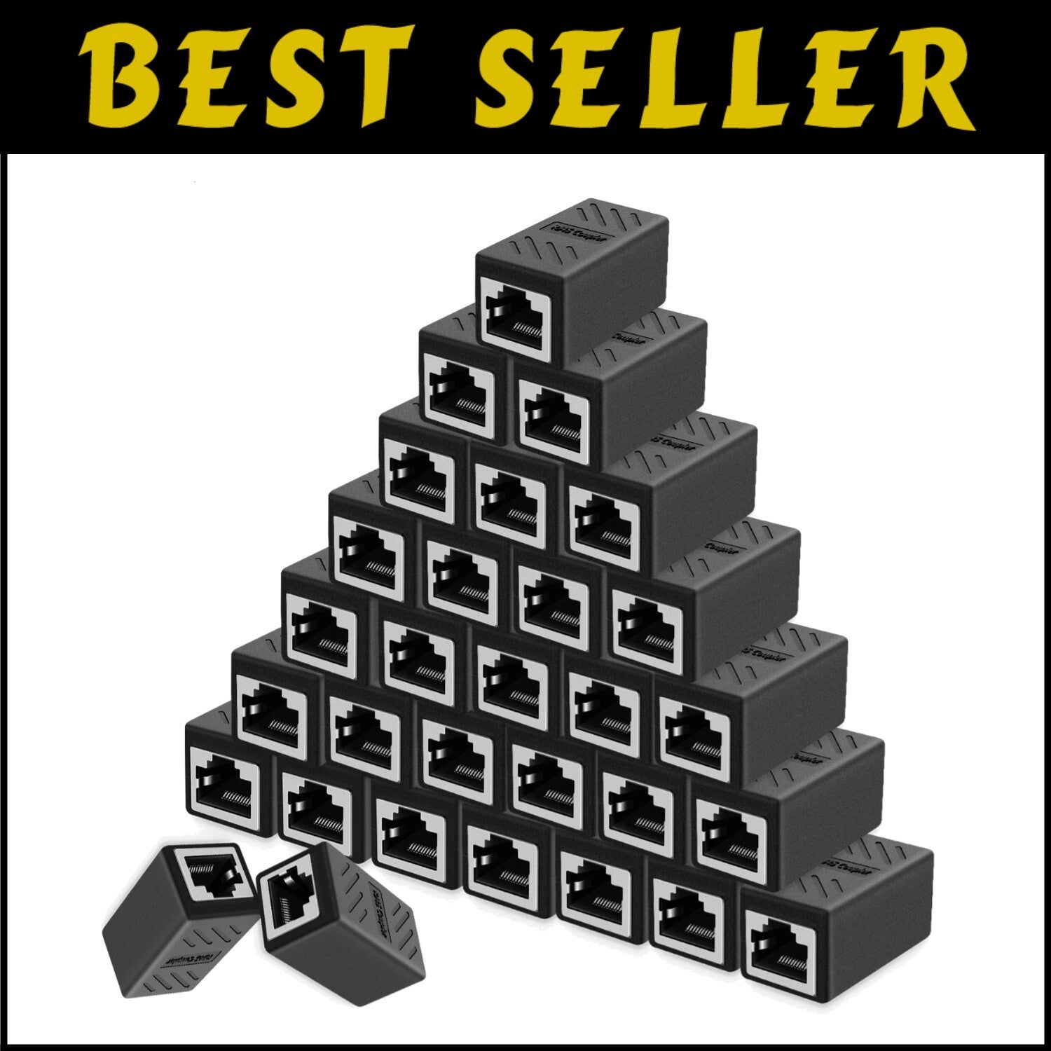 30 Pack Premium RJ45 Ethernet Couplers for Extended Connectivity and Performance