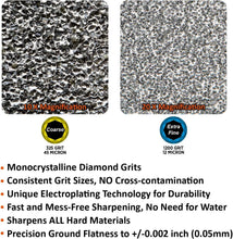 Load image into Gallery viewer, Quick Sharpening with Dual Grit Diamond Stone - No Oil Needed, Portable Design