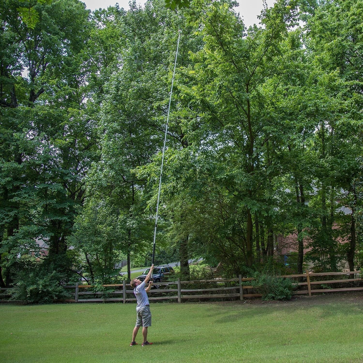 DocaPole 7-30 Ft Extension Pole with Easy Twist-On Tool for Fruit & Nut Picking