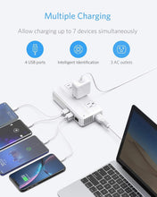 Load image into Gallery viewer, Multi-Universal 250W Travel Adapter &amp; Converter with 4 USB Ports - Safety Tested