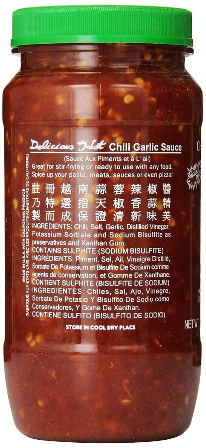 Flavorful Chili Garlic Sauce - 1.12lb, 12-Pack for Cooking Enthusiasts