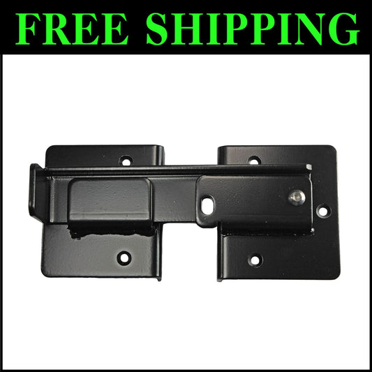 Adjustable Double Gate Flip Latch with Padlock Compatibility - Easy Install