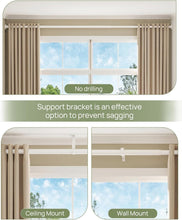 Load image into Gallery viewer, Universal Tension Curtain Rod with Adjustable Length - Renter Friendly Design