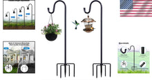 Load image into Gallery viewer, Dual 94-Inch Shepherd Hooks for Outdoor Use - Hang Feeders &amp; Create Ambiance