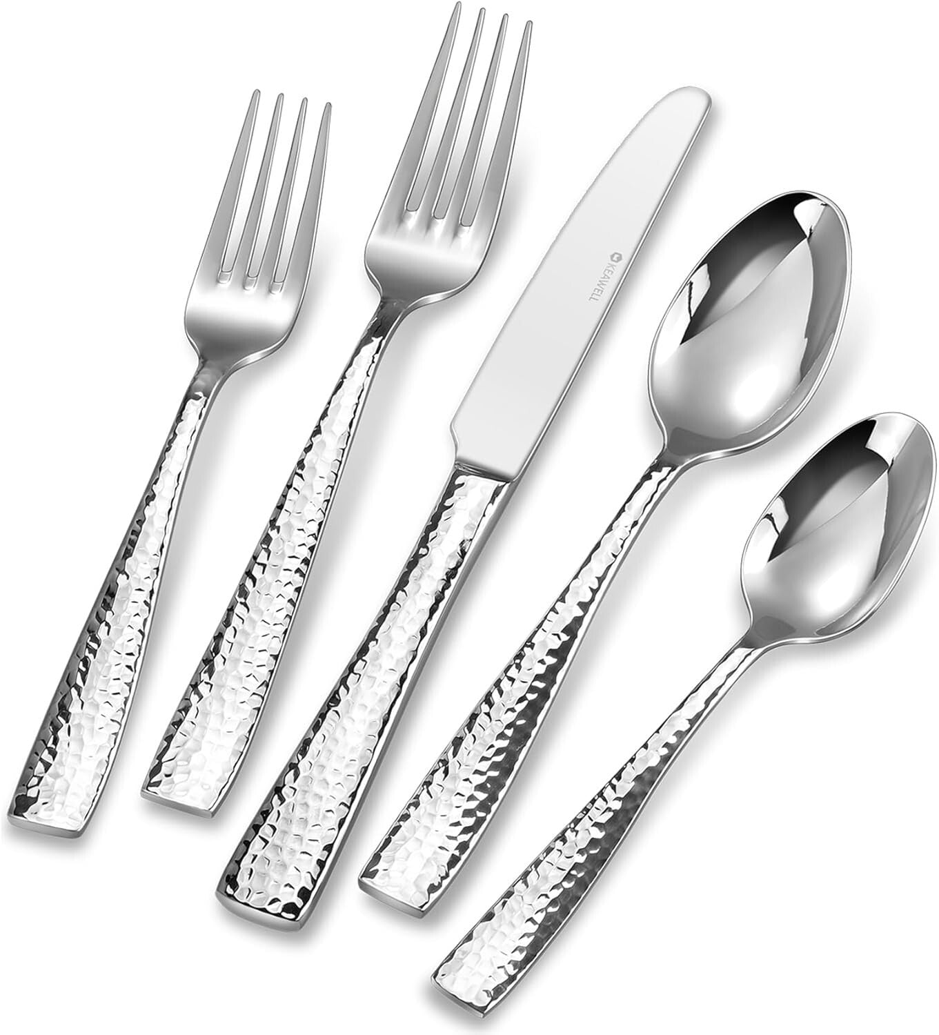 Elegant 65-Piece Premium Stainless Steel Flatware Set - Comfort & Durability