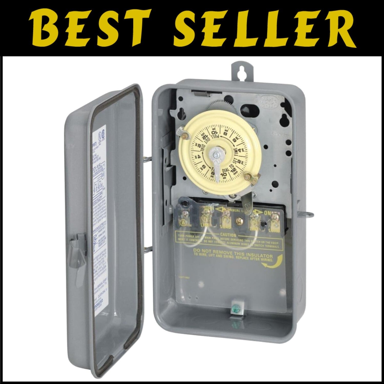 NEMA Certified 24-Hour DPST Time Switch - Ideal for Industrial & Residential Use