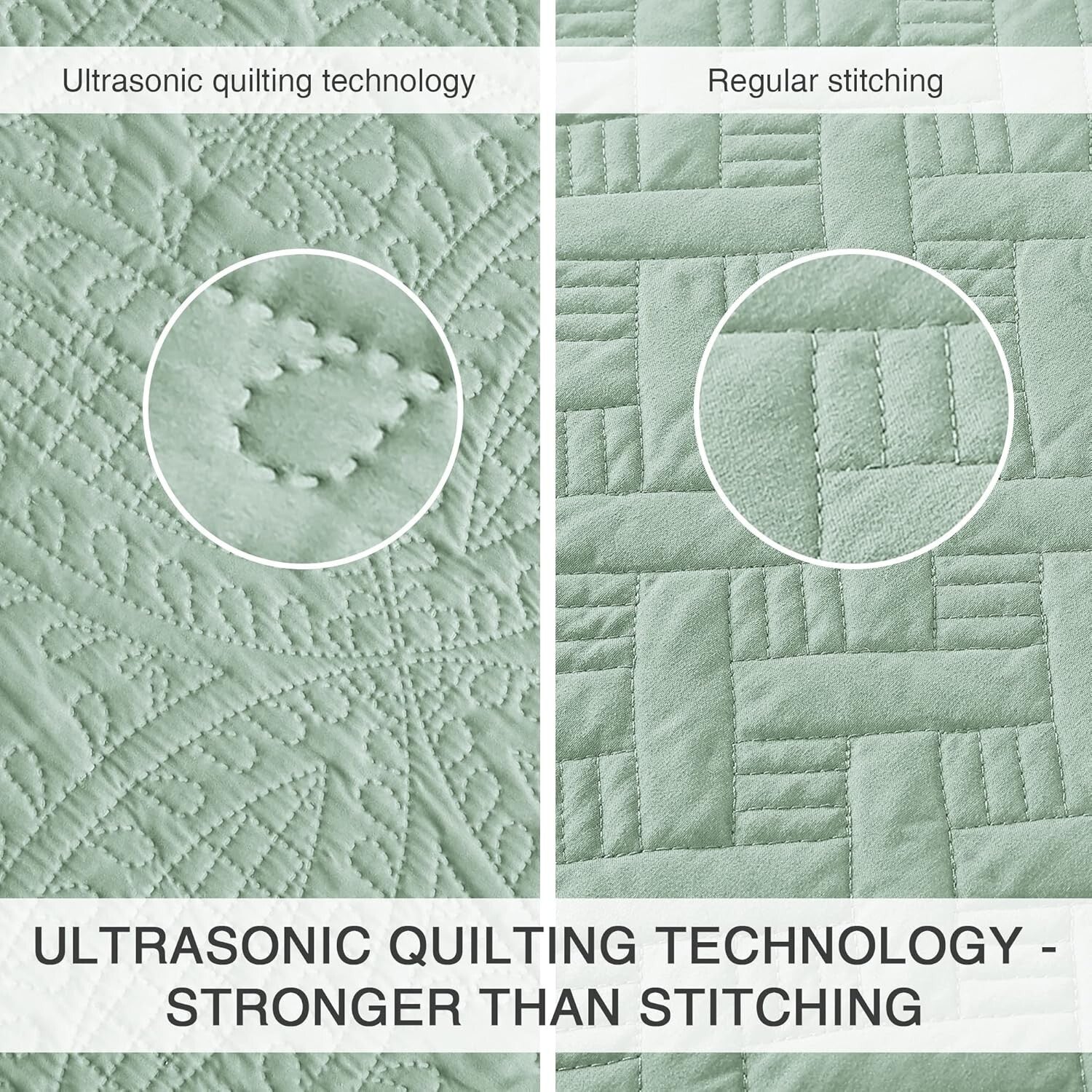 Modern Coin Pattern King Quilt Set - Soft, Durable Bedspread for All Seasons