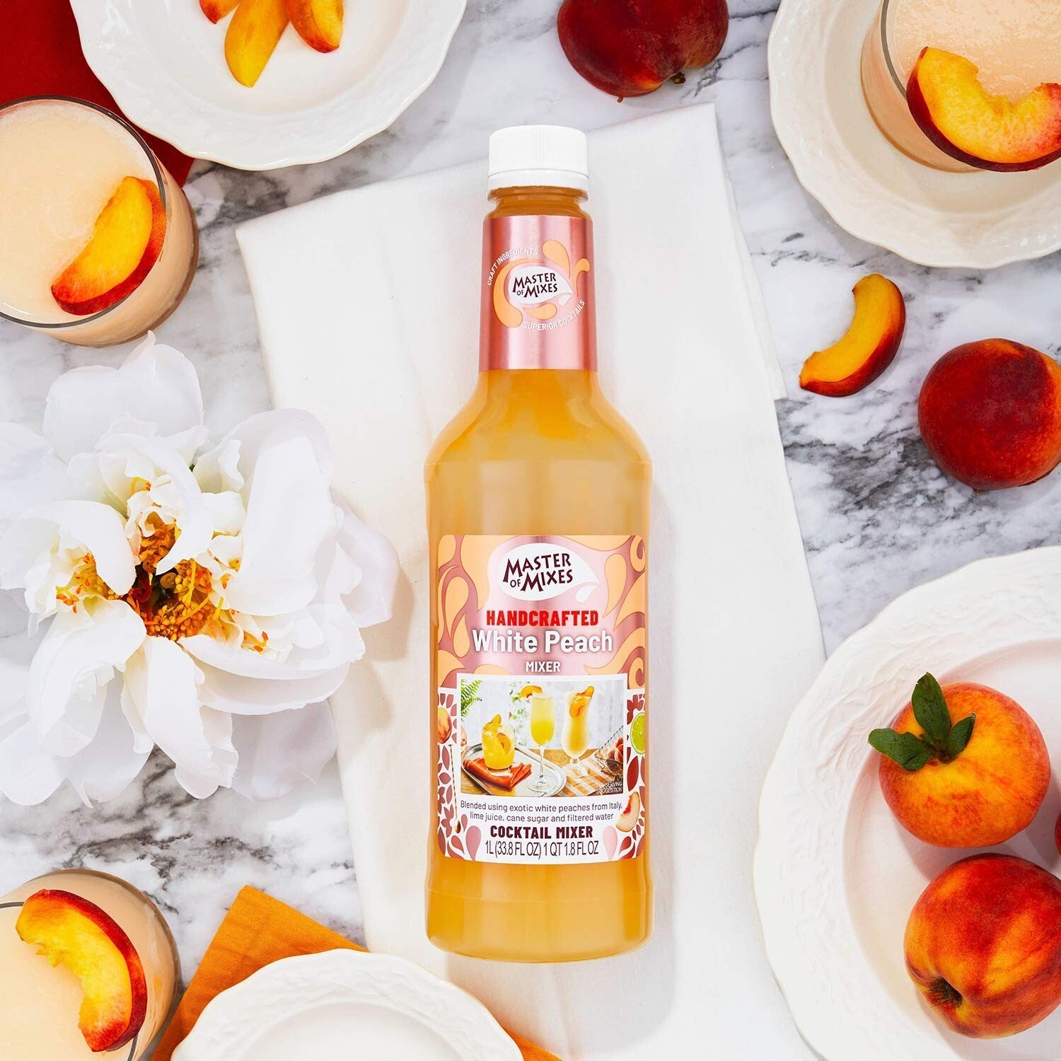 Diverse Margarita/Daiquiri Mix Variety - 6 Ready Bottles + Salt Tub for Parties