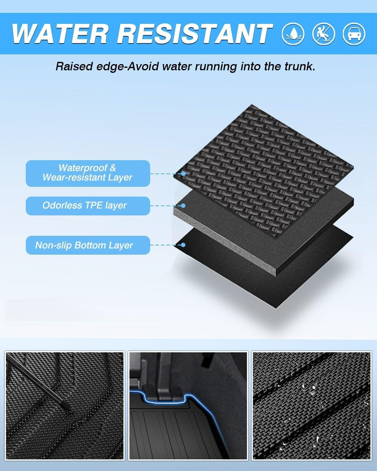 Custom-Fit Trunk Liner for Kia Carnival (2022-2025) - Water-Resistant & Non-Slip