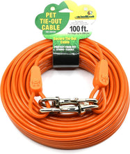 Load image into Gallery viewer, Reinforced 100FT Dog Runner with Secure Steel Clasps - Ideal for Large Breeds