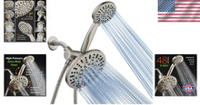 Load image into Gallery viewer, Luxurious 6-Setting Rainfall &amp; Handheld Shower Combo - Easy Install in Nickel