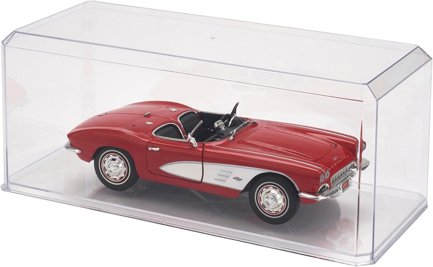 Clear 1:18 Scale Car Case - Perfect for Showcasing and Protecting Collectibles