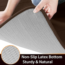 Load image into Gallery viewer, Non-Slip Memory Foam Bath Rugs Set - 3 Pieces in Brown for Eco-Friendly Comfort