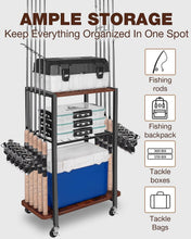 Load image into Gallery viewer, Multifunctional Fishing Rod Holder: Organize and Protect Up to 10 Rods in Style