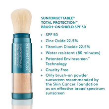 Load image into Gallery viewer, Portable Brush-On Mineral Sunscreen Powder - SPF 50, Perfect for Sensitive Skin