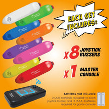 Load image into Gallery viewer, Fast-Action Game Show Experience: 8-Player Wireless Buzzer Console - Ages 12-103