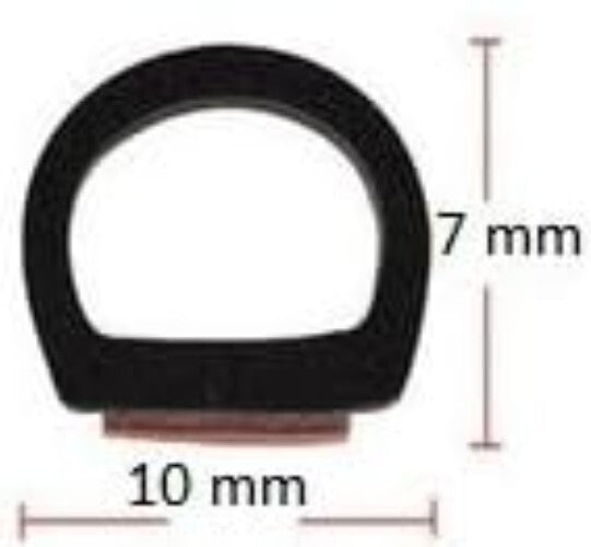 Durable 100 Feet Rubber Weather Stripping Seal for Doors, Windows, and Trunks