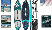 Load image into Gallery viewer, Sturdy 11' Inflatable SUP with Camera Mount &amp; Accessories - 430 lb Capacity