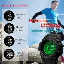 Load image into Gallery viewer, Men's Digital Altimeter Barometer Thermometer Watch - Waterproof &amp; Lightweight