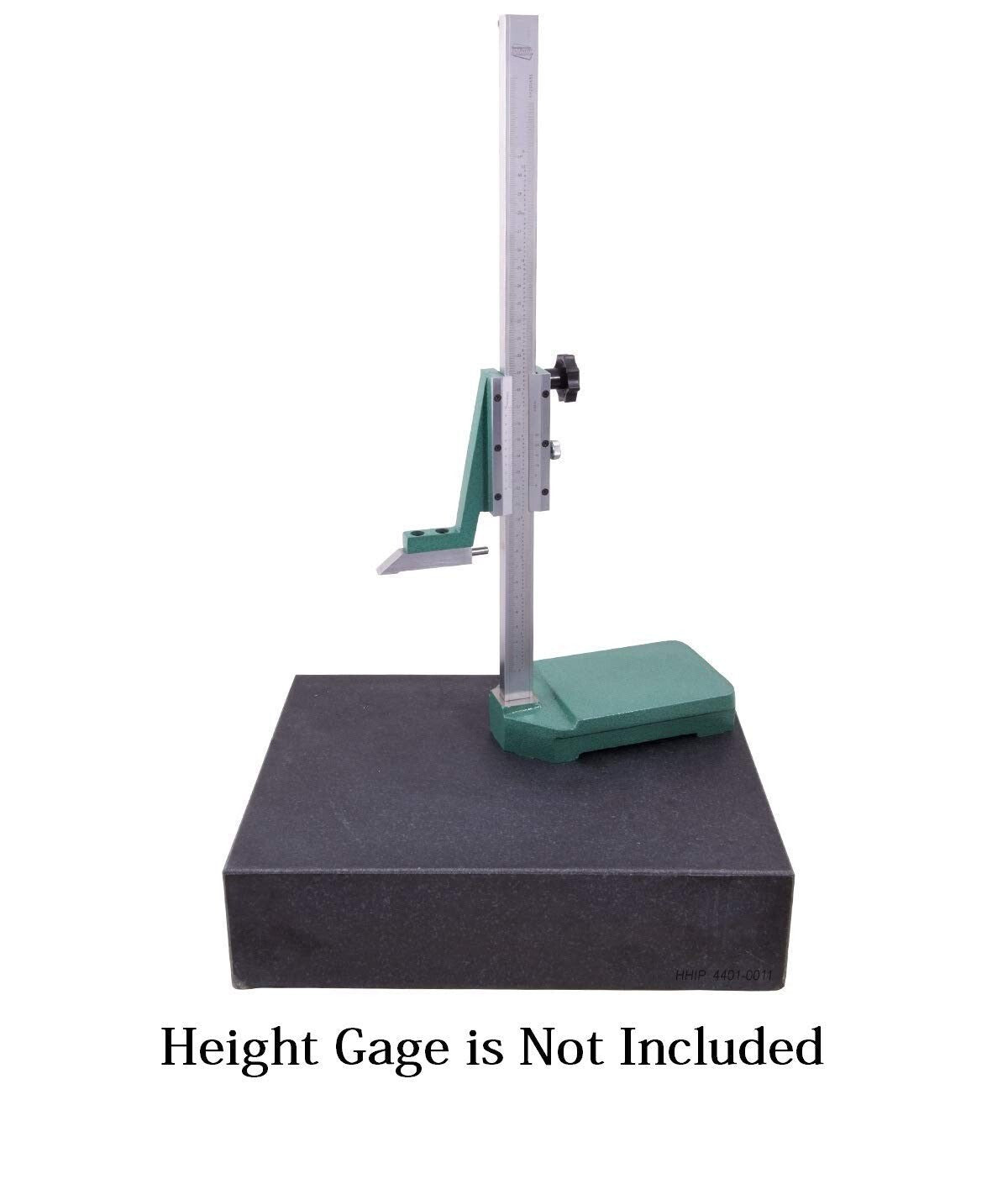 Grade B Granite Surface Plate, 0001" Precision, 12" x 9" x 3" for Inspections