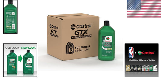 6 Quart Pack GTX High Mileage 10W-40 - Engine Protection & Fuel Economy