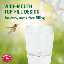 Load image into Gallery viewer, Pack of 2 Red Glass Hummingbird Feeders - Easy Top-Fill with Ant Protection