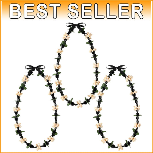 Pack of 6 Adjustable Hawaiian Kukui Nut Leis - 32'' Graduation Accessories