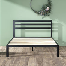 Load image into Gallery viewer, Modern King Bed Frame with Headboard - Sturdy Metal Design for Effortless Sleep