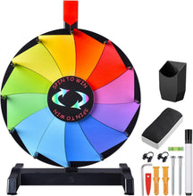 Load image into Gallery viewer, Heavy Duty 12" Spinning Prize Wheel - Wall Mounted &amp; Tabletop For Fun Events