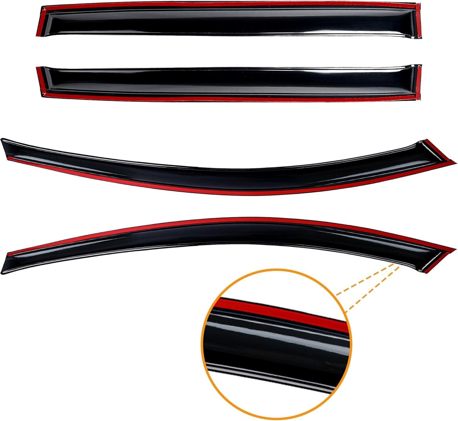 Carwash Safe Window Rain Guards for Mazda CX-50 2023-2025 – Outdoor Vent Visors