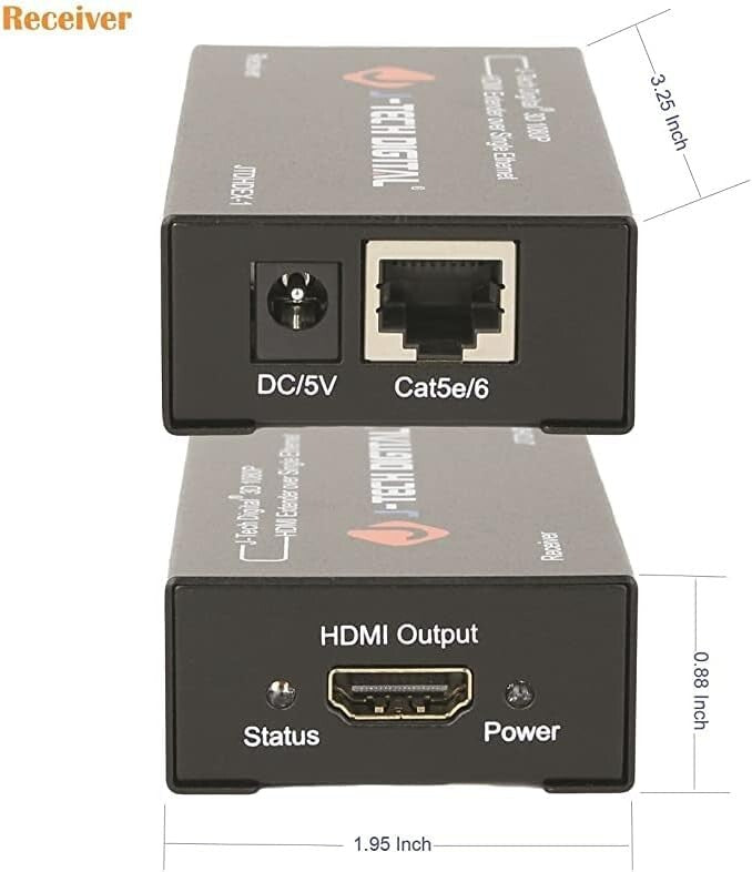 1080P HDMI Extender over Cat5e/Cat6 - 200ft with Dolby Digital/DTS Support